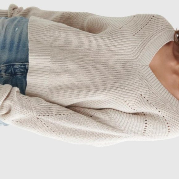 On Trend Lucky Brand Reversible Sweater Sz XS - Picture 15 of 15